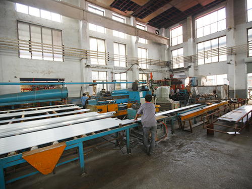 Aluminium extrusion plant